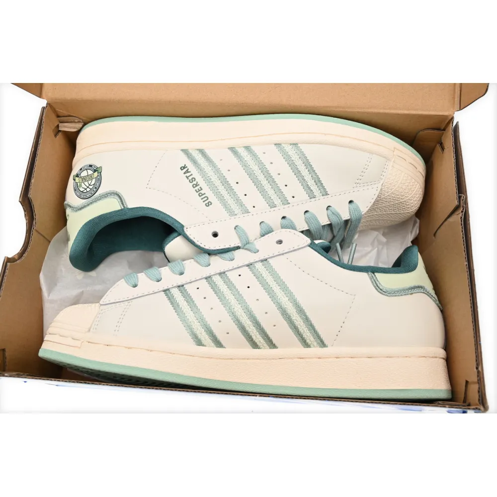adidas Superstar White New Cherry White Green TE5532