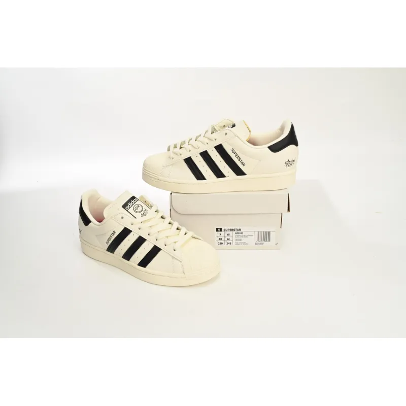 adidas Superstar White AS Co Branded White Black GZ2203