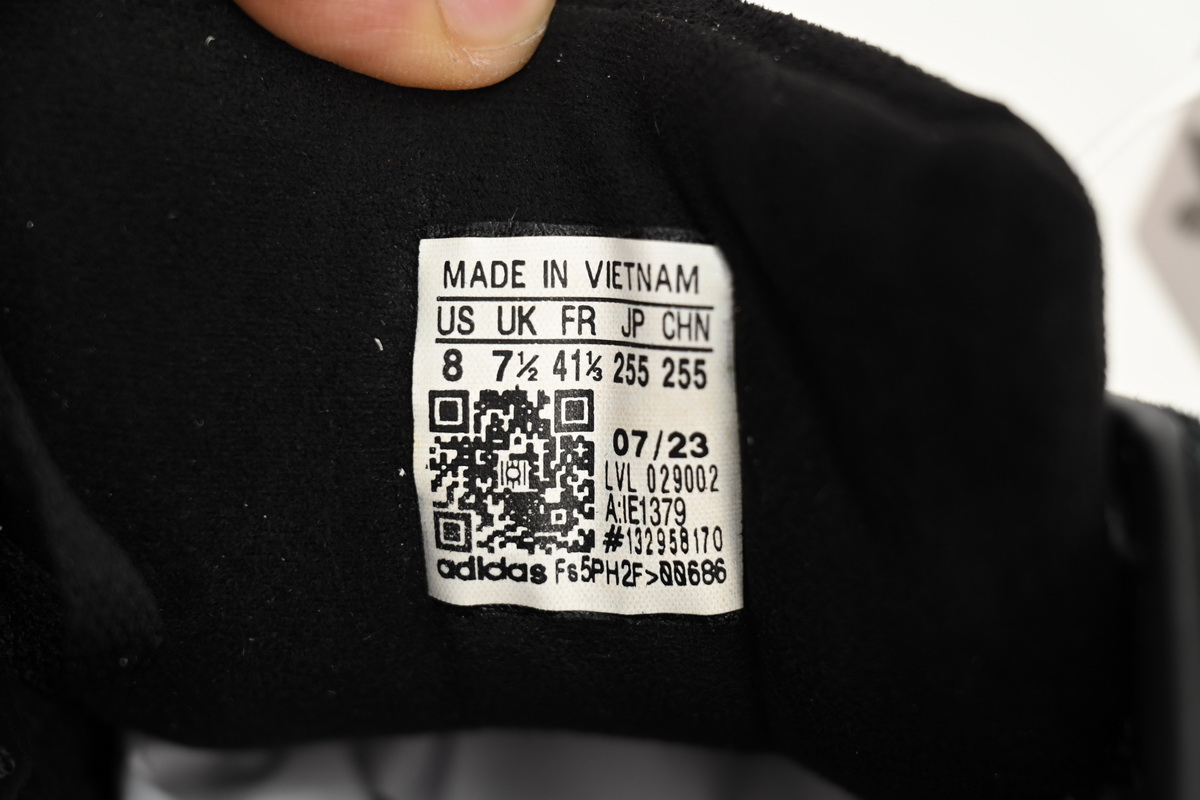 adidas Superstar White Black Black And White IE1379