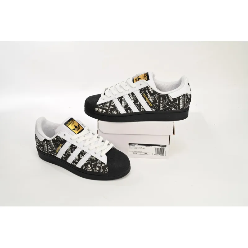 adidas Superstar White Black Black Bright White FV2820