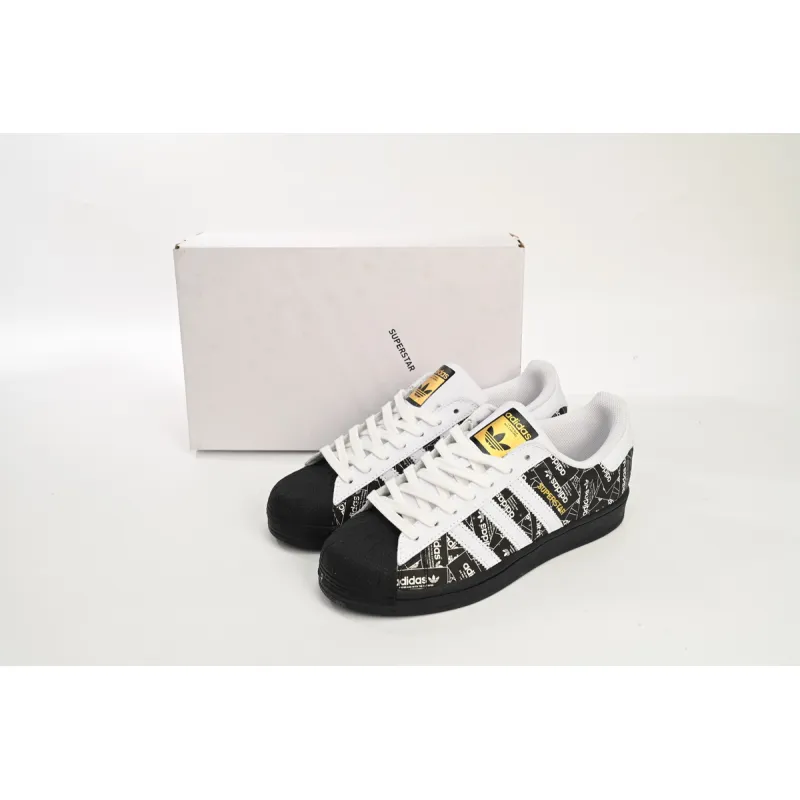 adidas Superstar White Black Black Bright White FV2820