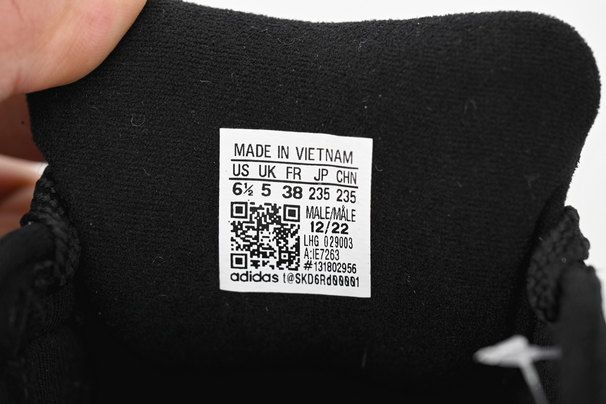 adidas Superstar White Black Black Velvet IE7263