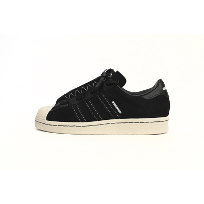 adidas Superstar White Black Co Branded Black And White GX1400 01
