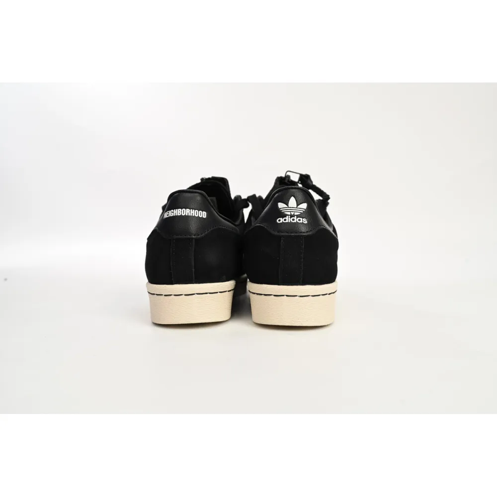 adidas Superstar White Black Co Branded Black And White GX1400
