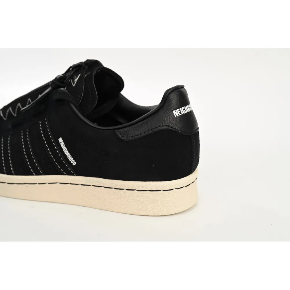 adidas Superstar White Black Co Branded Black And White GX1400