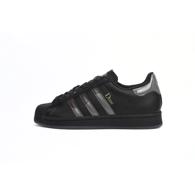 adidas Superstar White Black Gold Black FZ6003 01