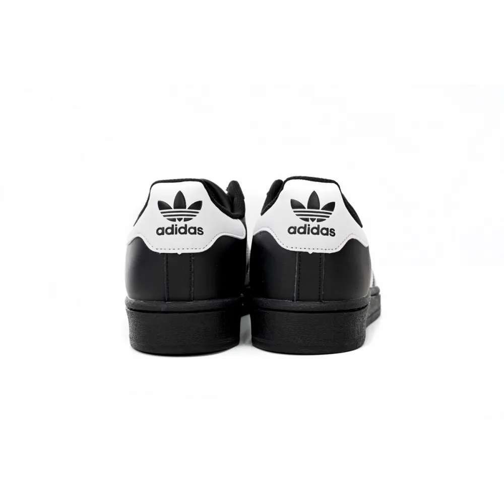 adidas Superstar White Black Gold Black Gold Label EG4959