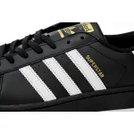adidas Superstar White Black Gold Black Gold Label EG4959