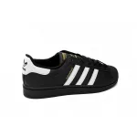 adidas Superstar White Black Gold Black Gold Label EG4959