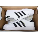 adidas Superstar White Black Gold EG4958