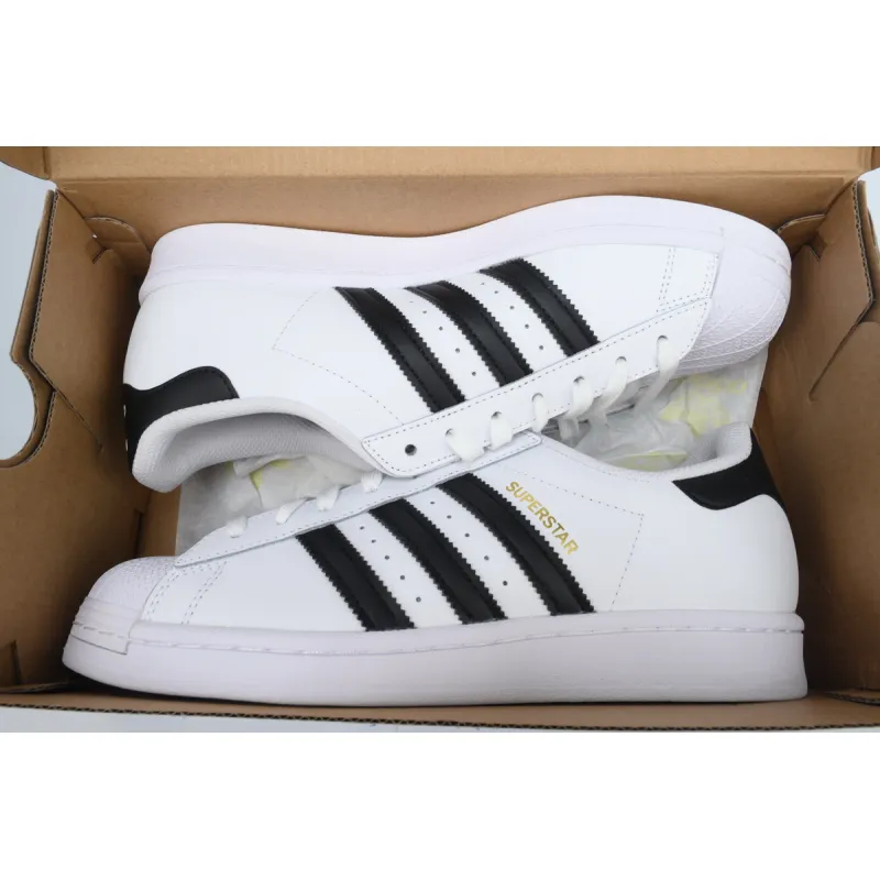 adidas Superstar White Black Gold EG4958