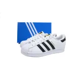 adidas Superstar White Black Gold EG4958