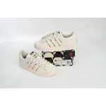 adidas Superstar White Black Gold White Rainbow ID7493