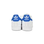 Adidas Superstar White Black Light Blue And White H68093