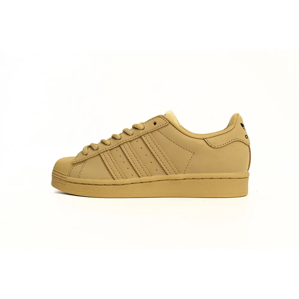 adidas Superstar White Black Wheat Yellow GZ4831