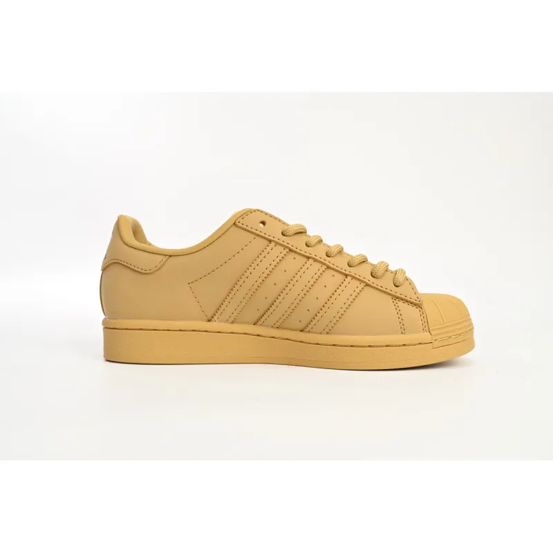 adidas Superstar White Black Wheat Yellow GZ4831