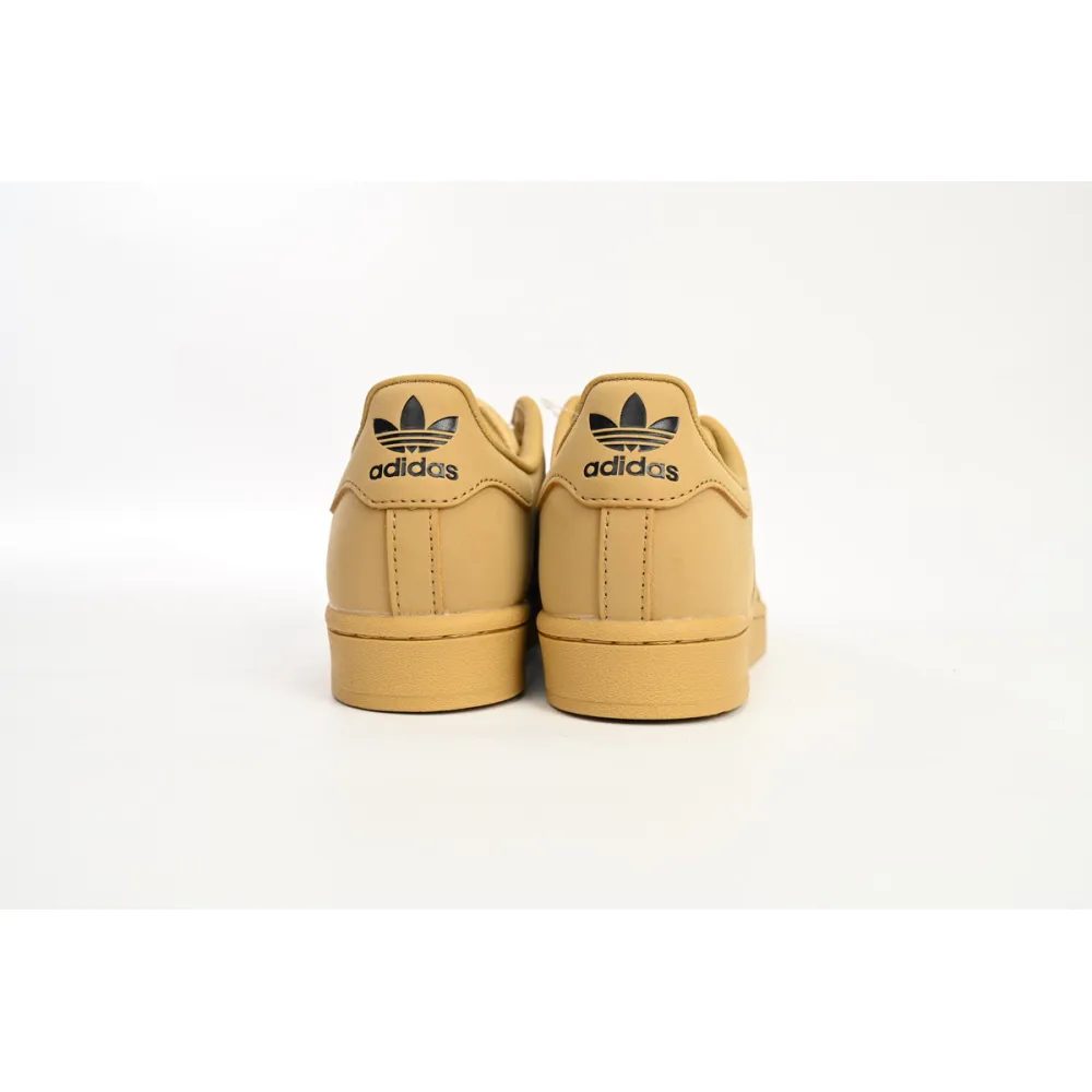 adidas Superstar White Black Wheat Yellow GZ4831