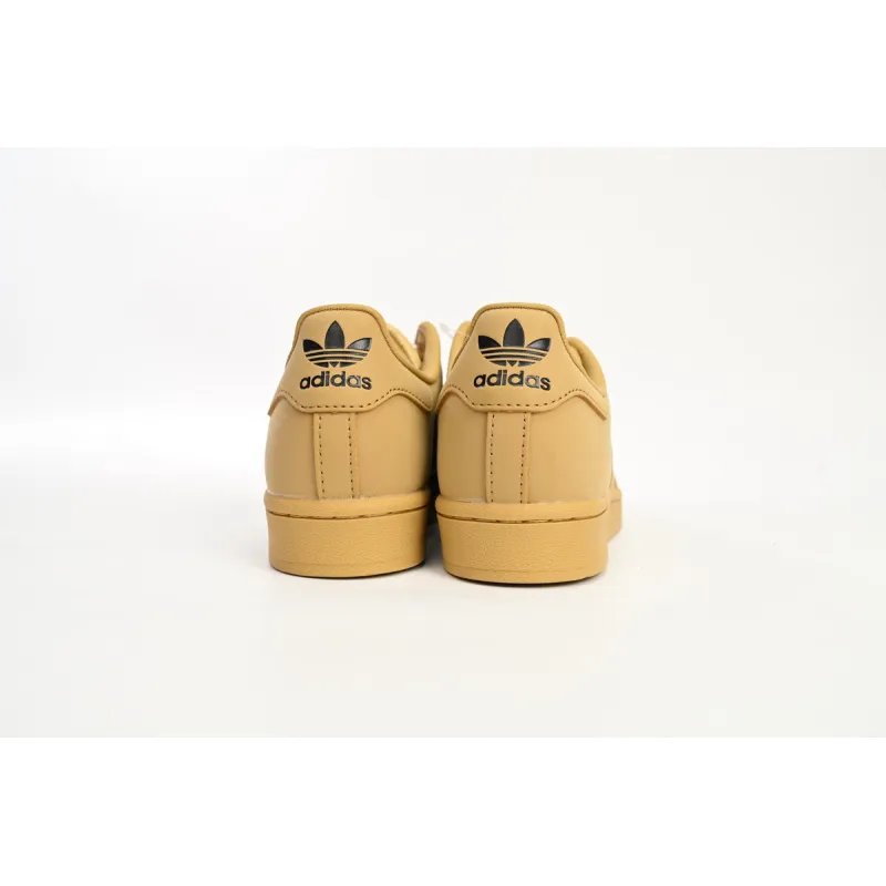 adidas Superstar White Black Wheat Yellow GZ4831