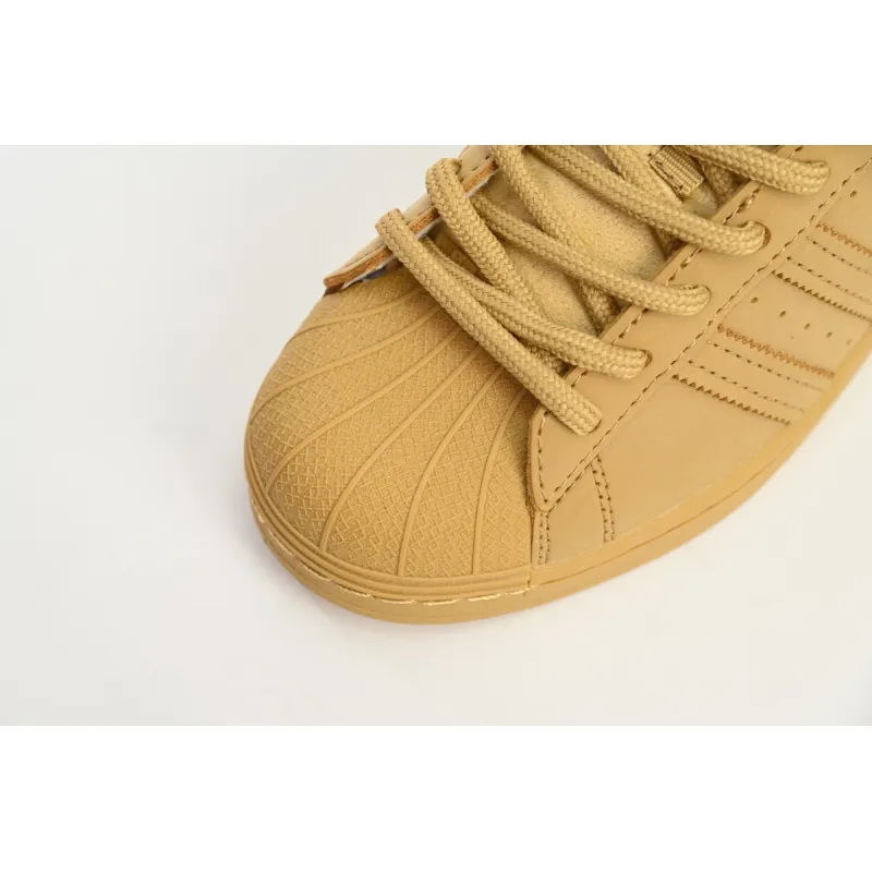 adidas Superstar White Black Wheat Yellow GZ4831