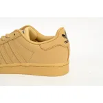 adidas Superstar White Black Wheat Yellow GZ4831