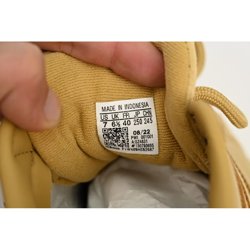 adidas Superstar White Black Wheat Yellow GZ4831