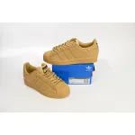 adidas Superstar White Black Wheat Yellow GZ4831