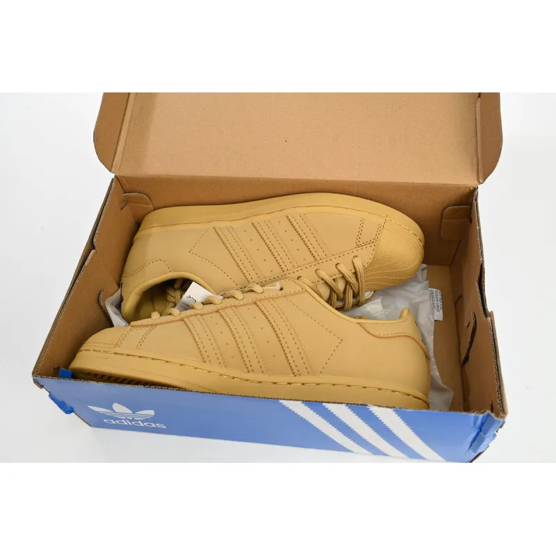 adidas Superstar White Black Wheat Yellow GZ4831