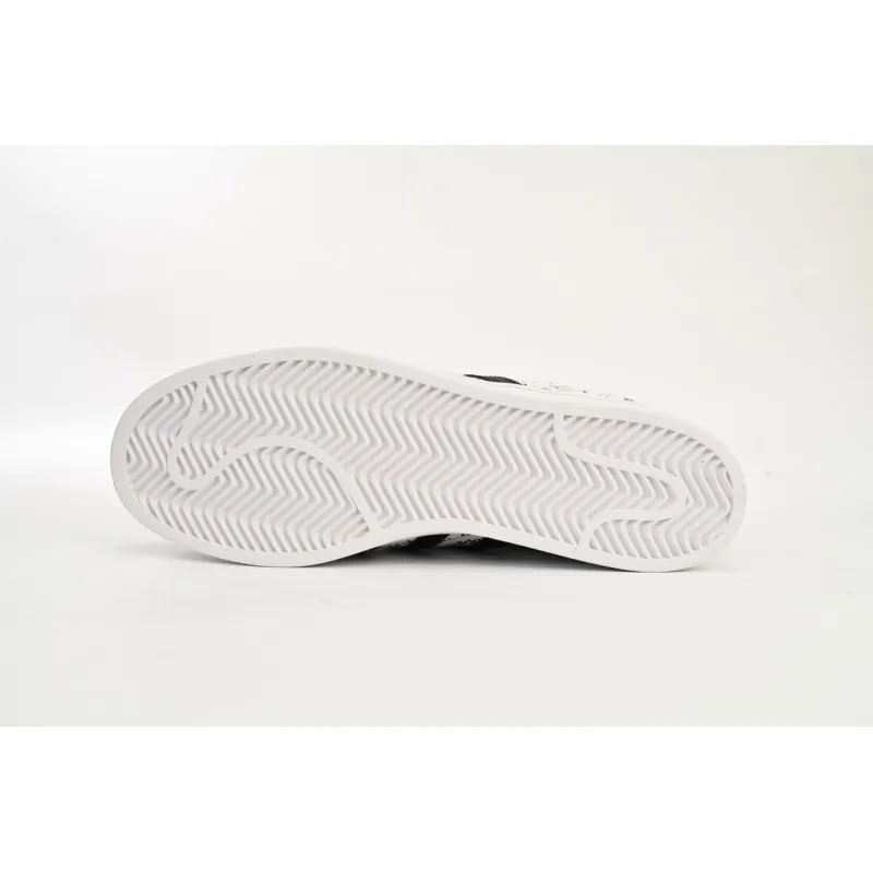 adidas Superstar White Black White Black Red FV2819