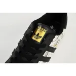 adidas Superstar White Black White Black Red FV2819
