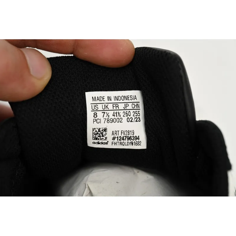 adidas Superstar White Black White Black Red FV2819