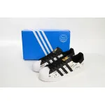 adidas Superstar White Black White Black Red FV2819