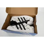 adidas Superstar White Black White Black Red FV2819