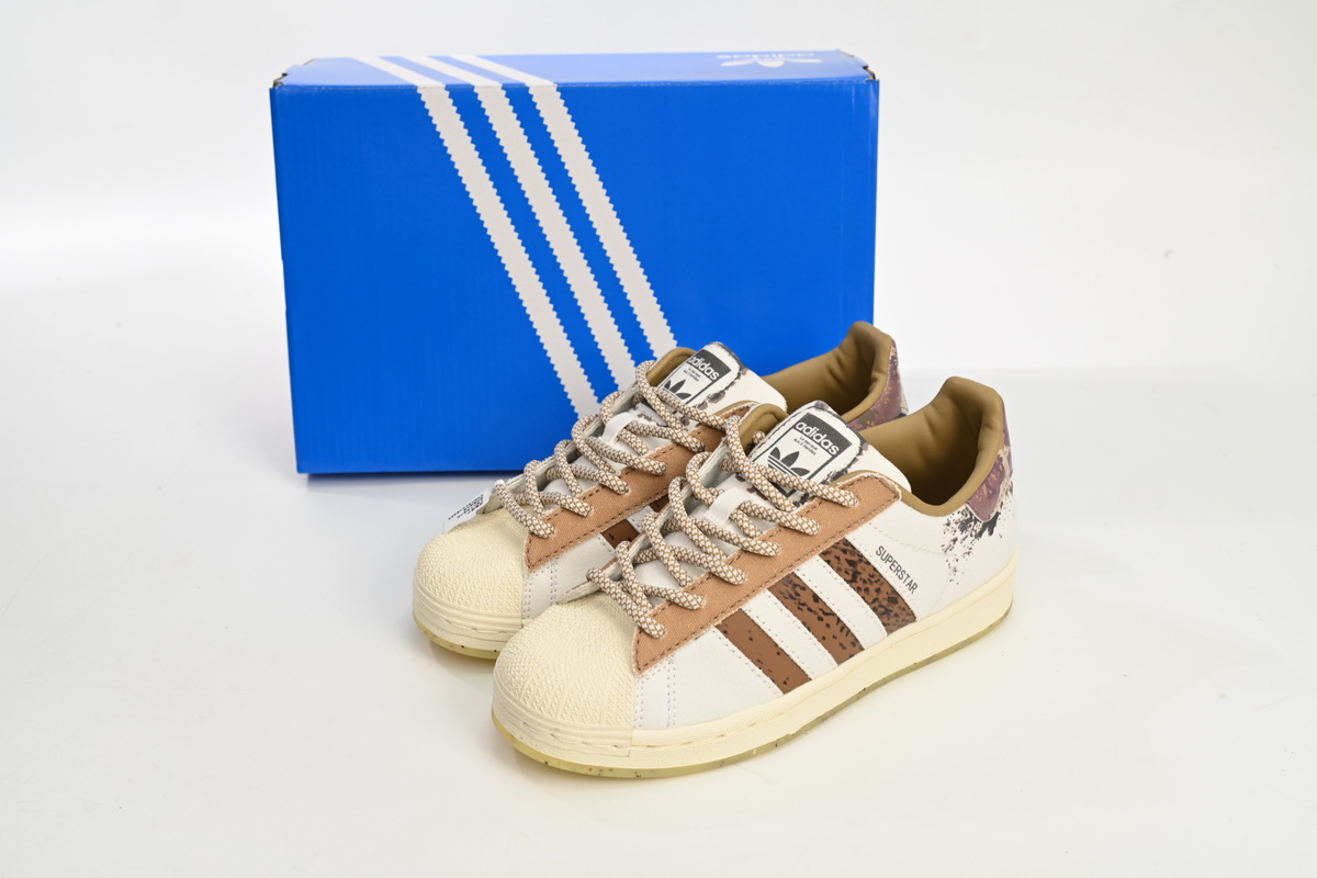 adidas Superstar White Black White Brown IG5976