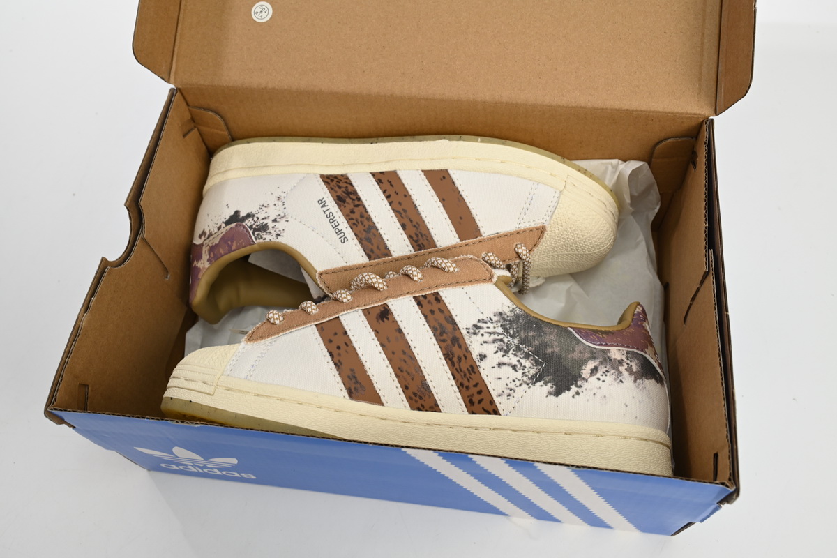 adidas Superstar White Black White Brown IG5976