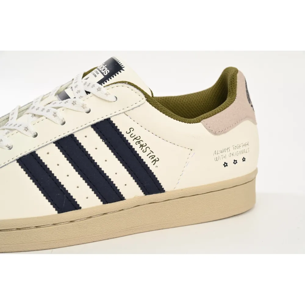 adidas Superstar White Grey Blue IG3852 