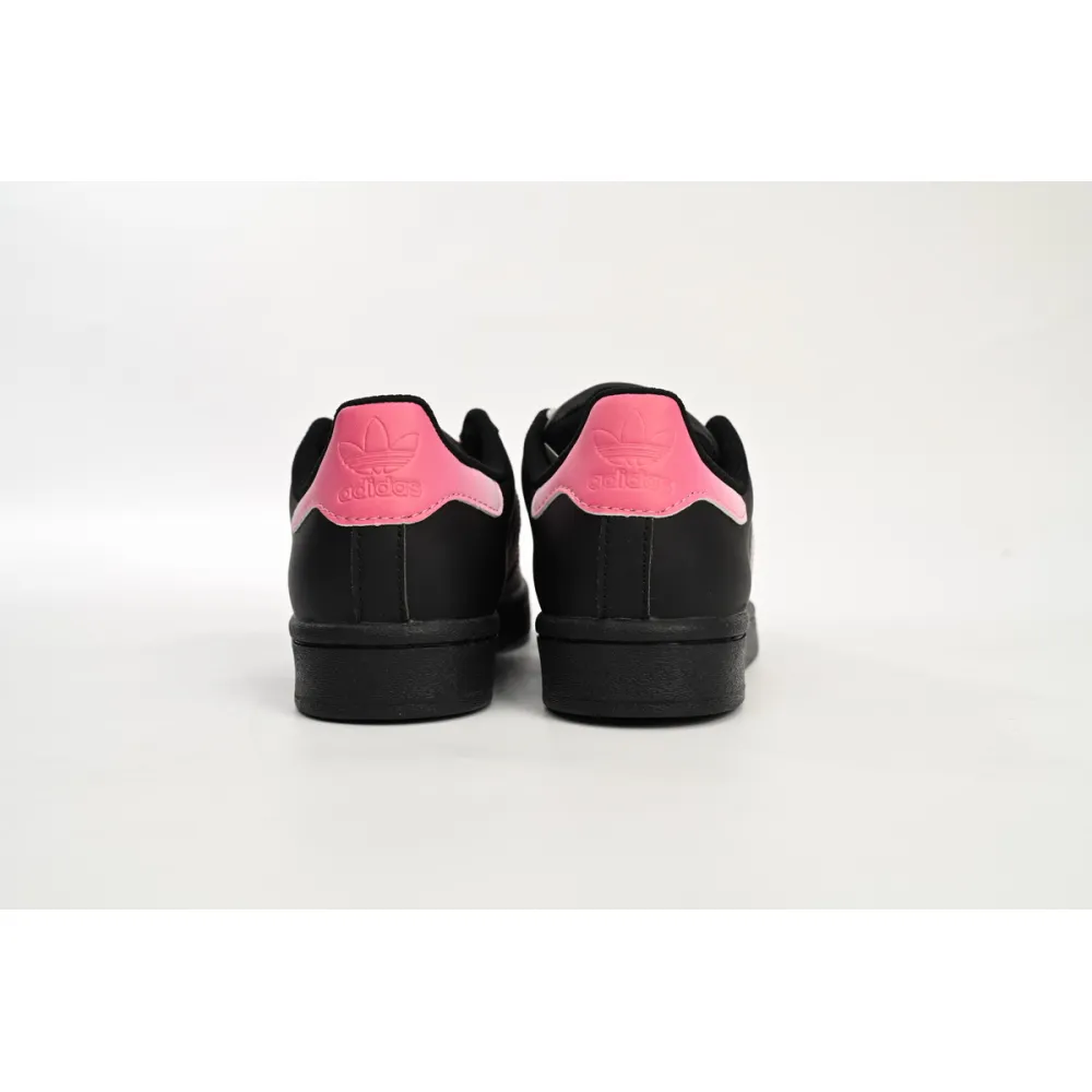 adidas Superstar White New Cherry Blossom Gradient Black Pink EG4957