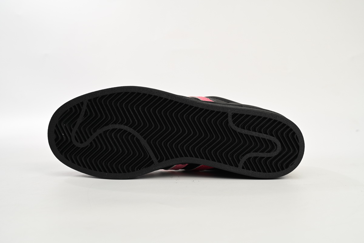 adidas Superstar White New Cherry Blossom Gradient Black Pink EG4957