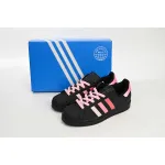 adidas Superstar White New Cherry Blossom Gradient Black Pink EG4957