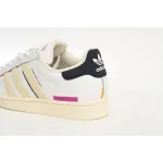 adidas Superstar White New Cherry Blossom Gradient Black White Red HQ6626
