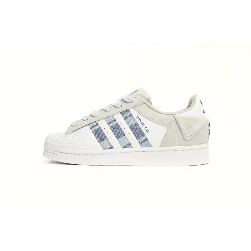 adidas Superstar White New Cherry Denim Blue IG3005