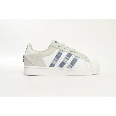 adidas Superstar White New Cherry Denim Blue IG3005 02