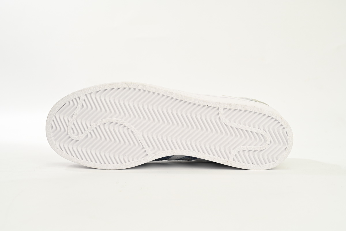 adidas Superstar White New Cherry Denim Blue IG3005