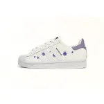 adidas Superstar White New White Purple HQ4288
