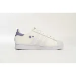 adidas Superstar White New White Purple HQ4288