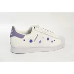 adidas Superstar White New White Purple HQ4288