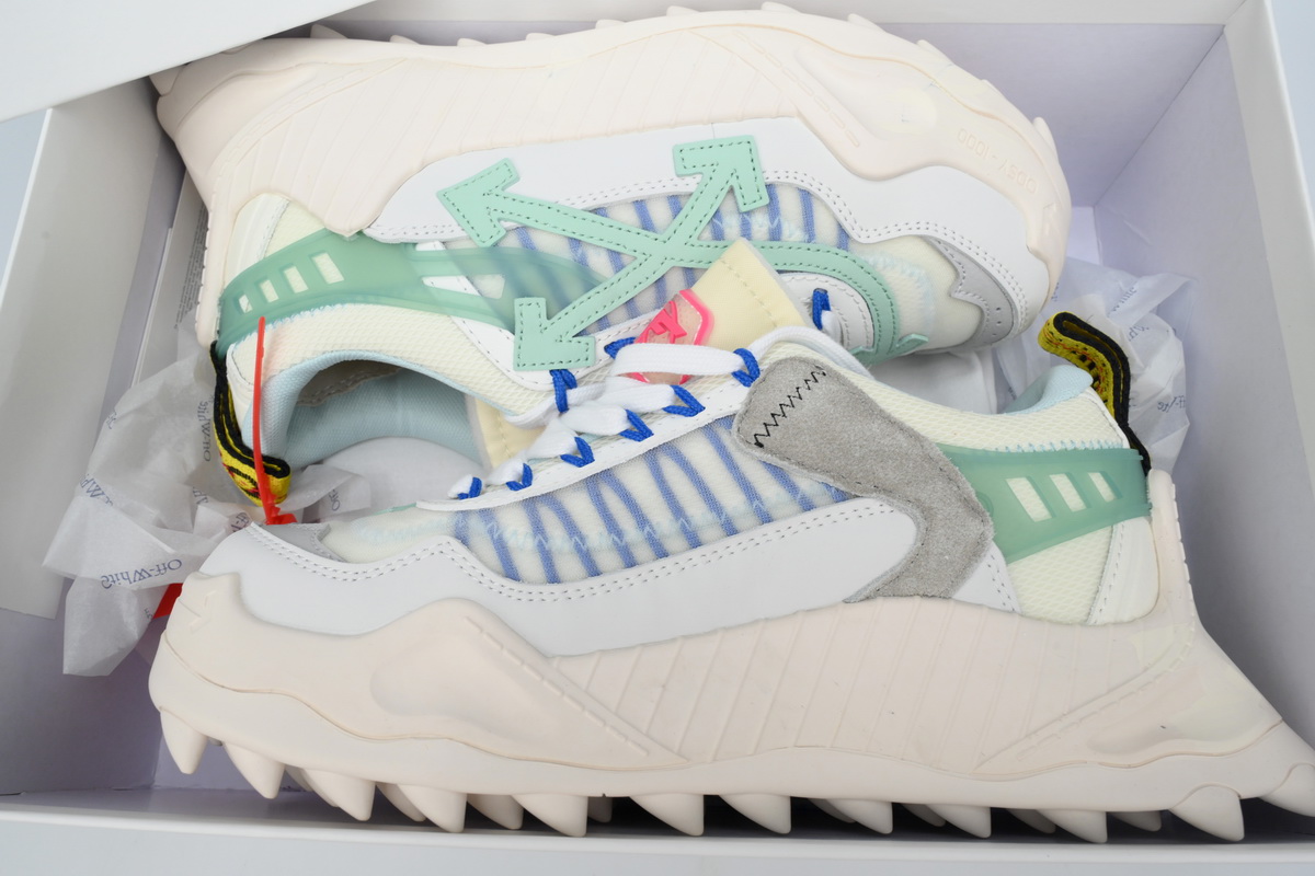 OFF-WHITE Out Of Light Green And White OMIA139S 2080004 530133