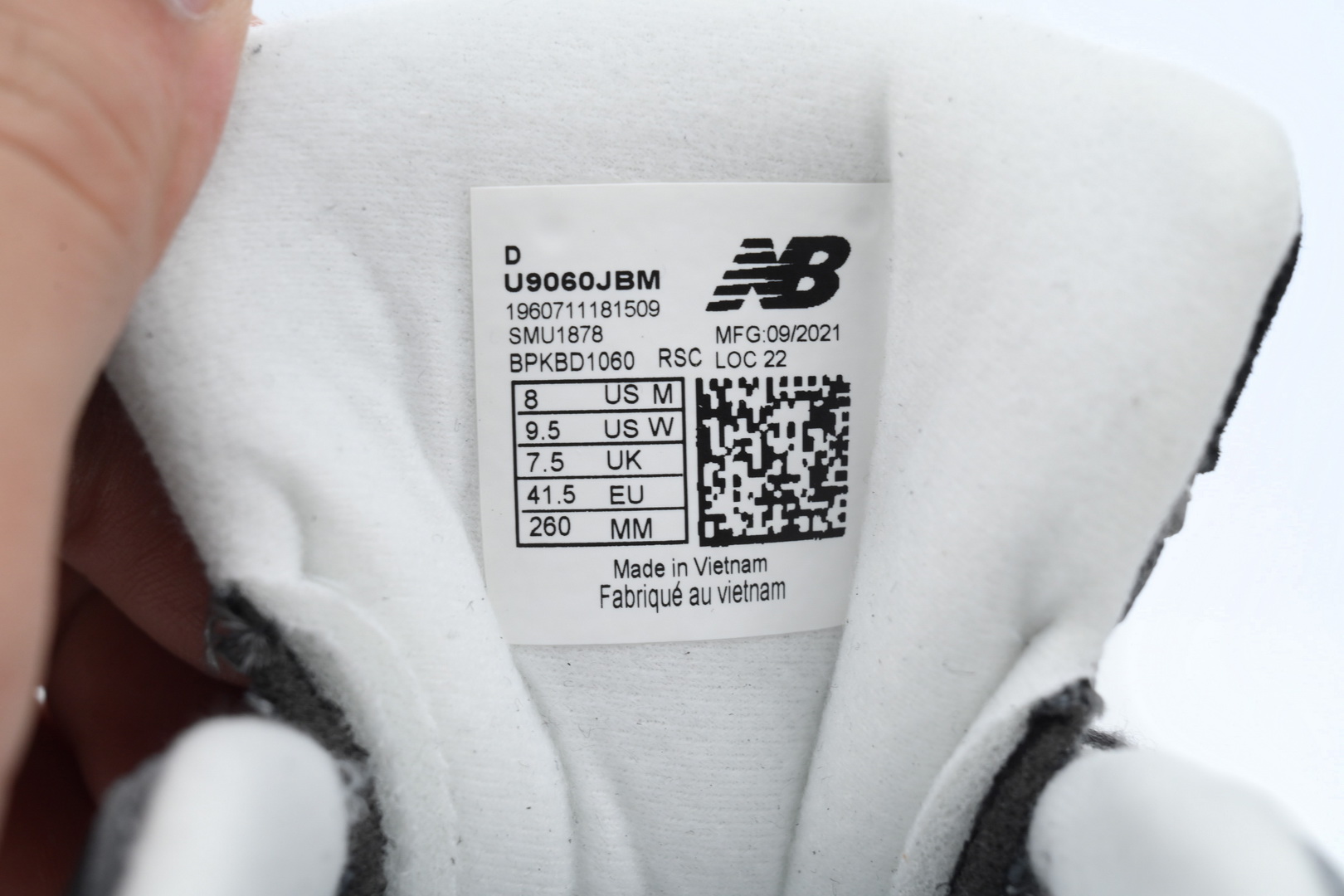 New Balance 9060 Dark Grey U9060JBM