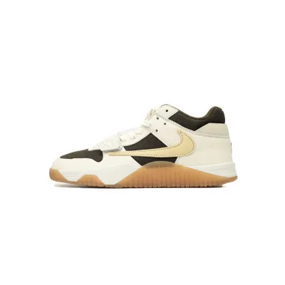 Travis Scott × Nike Jordan Jumpman Jack TR White Brown FZ8117-100 01
