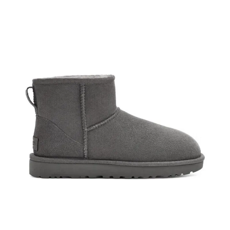 Casual Warm Snow Boots Classic Mini Grey 1016222