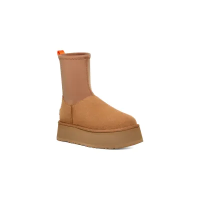 Fashionable Zipper Pencil Boots Brown 1144031 02